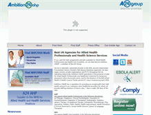 Tablet Screenshot of a24ahp.co.uk